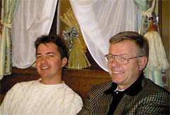 Andreas und sein Vater Robert Lentz